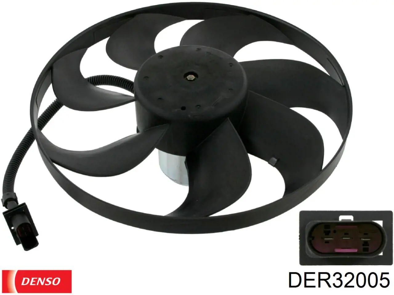 Вентилятор радіатора Denso DER32005 ціна, від 47.08 USD