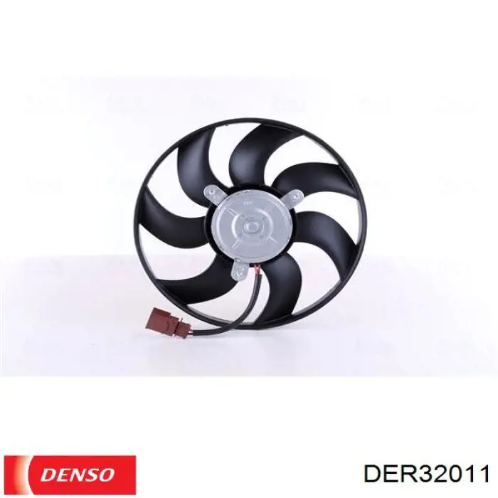 Дифузор радіатора охолодження, в зборі з двигуном і крильчаткою Denso DER32011 ціна, від 137.02 USD