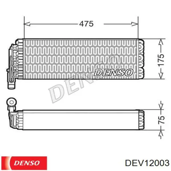 DEV12003 Denso Охолоджувач повітря