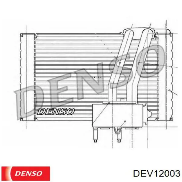 Випаровувач кондиціонера 5801753612 Iveco