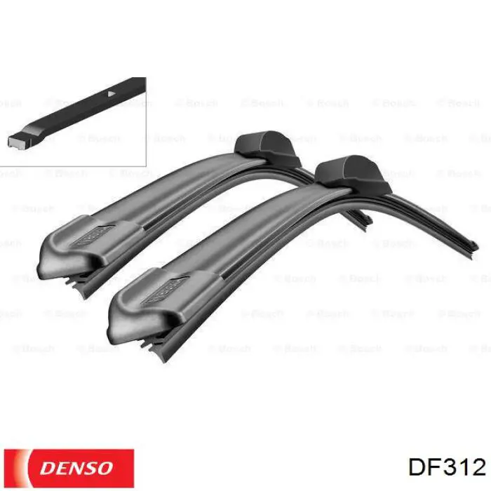 Двірник задній Denso DF312