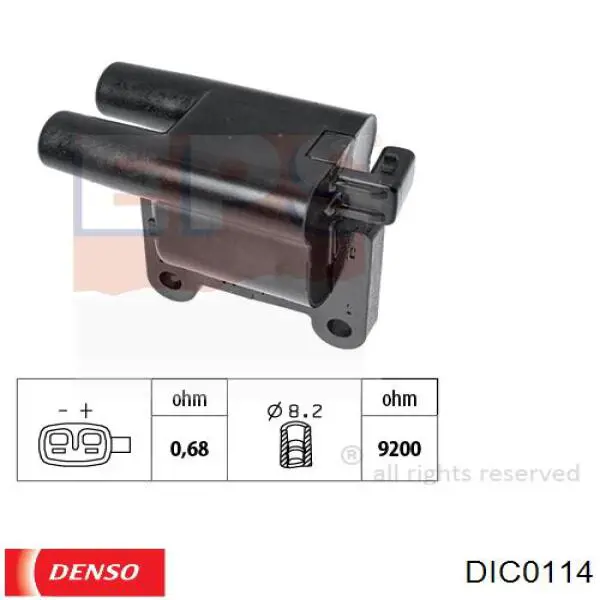 DIC0114 Denso Котушка запалювання