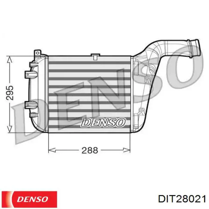Система охолодження наддувочного повітря Denso DIT28021 ціна, від 763.05 USD