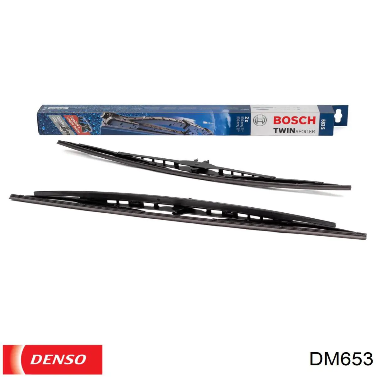 DM653 Denso Щітка склоочисника лобового скла, пасажирська