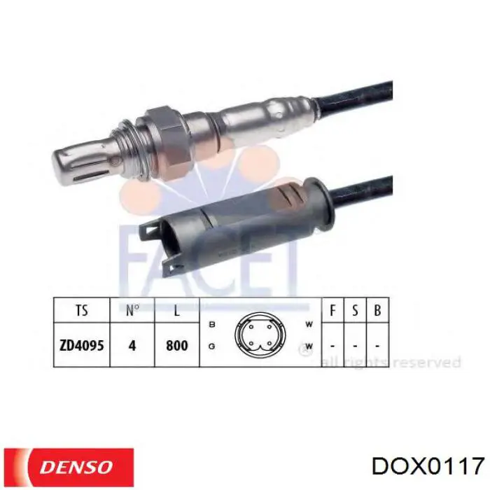Лямбдазонд, датчик кисню після каталізатора Bosch 258005310 ціна, від 46.36 USD