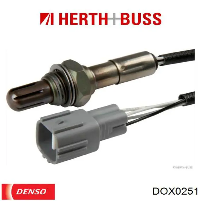 DOX0251 Denso лямбдазонд, датчик кисню до каталізатора