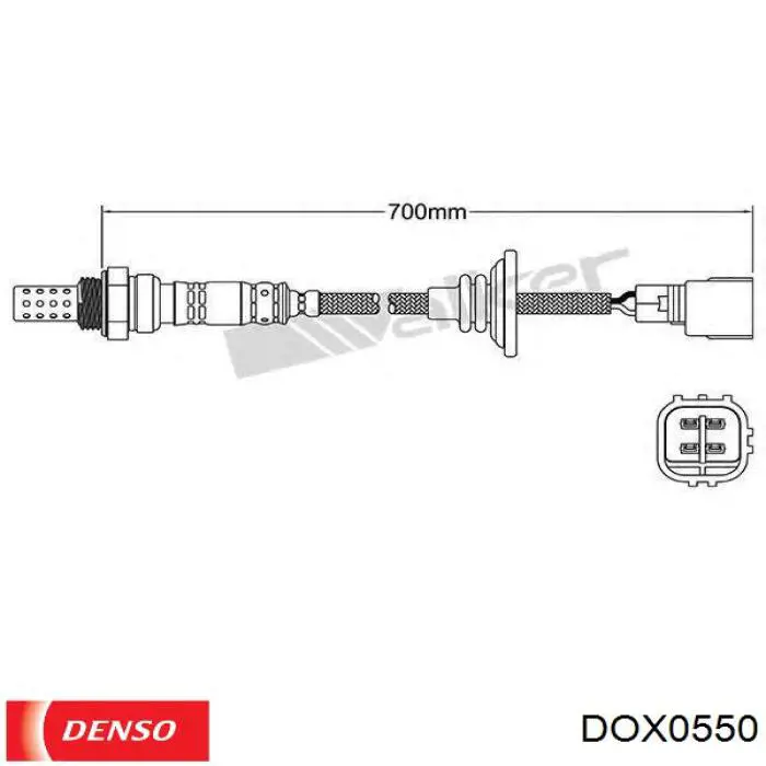 DOX0550 Denso Лямбда зонд після каталізатора