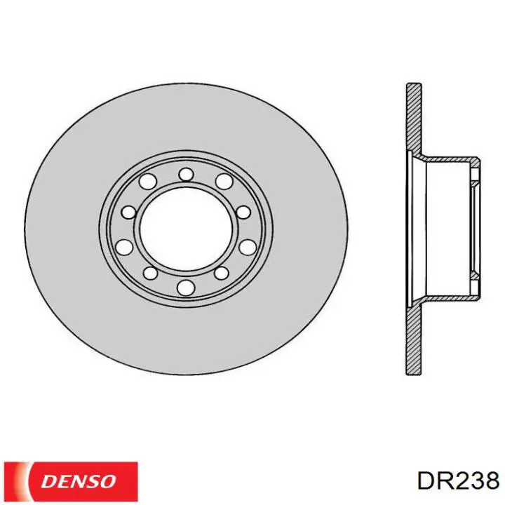 Задня щітка DR238 Denso