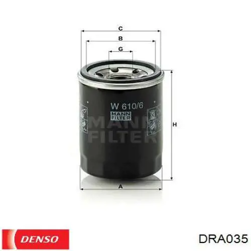 Задня щітка DRA035 Denso