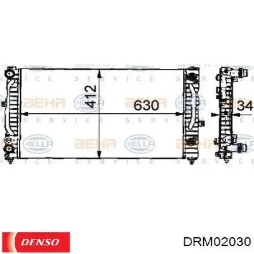 Радіатор DRM02030 Denso