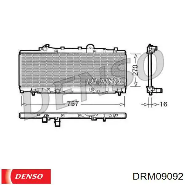 Купити 7783504 Fiat/Alfa/Lancia Радіатор двигуна