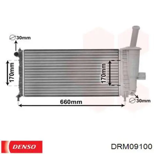 Радіатор основний Denso DRM09100 ціна, від 62.32 USD