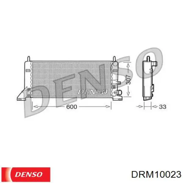 Купити 320408A3 Polcar Радіатор двигуна