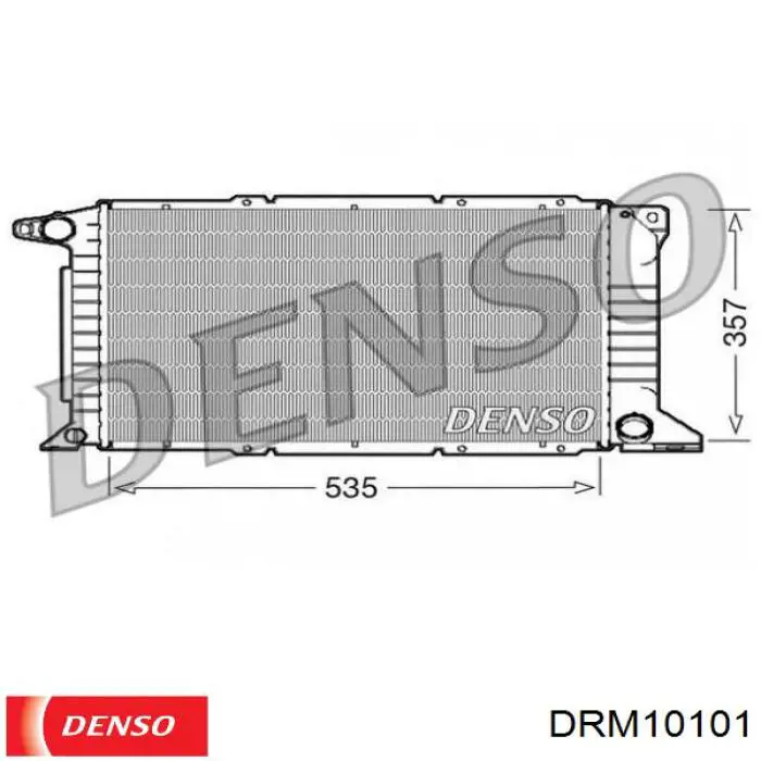 DRM10101 Denso радіатор охолодження двигуна