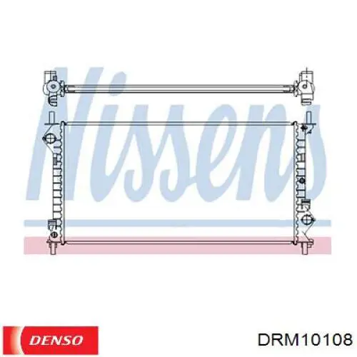 Радіатор основний Denso DRM10108 ціна, від 108.37 USD
