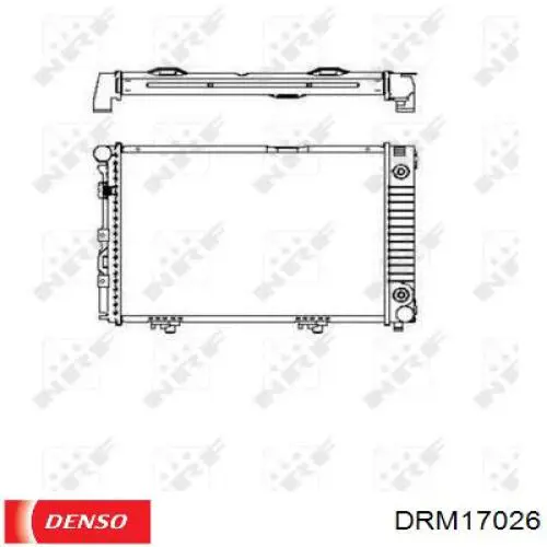 Радіатор основний Denso DRM17026
