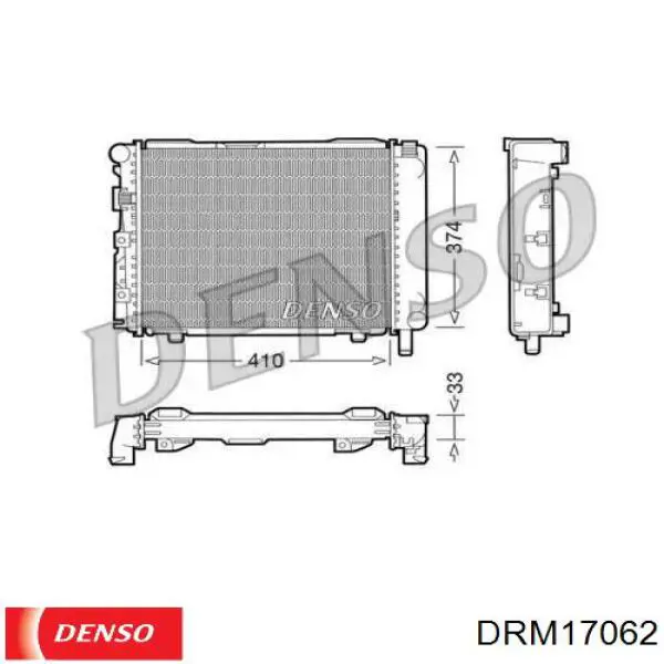 Купити 62640 Nissens Радіатор двигуна