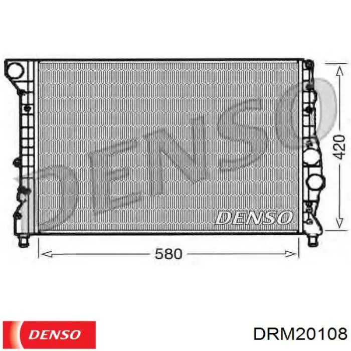 Радіатор основний Denso DRM20108 ціна, від 130.16 USD