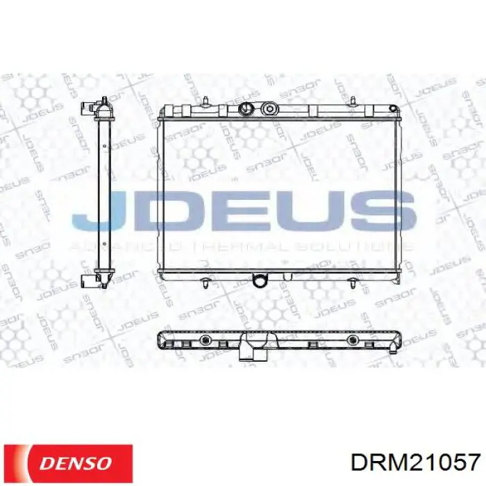 Радіатор DRM21057 Denso