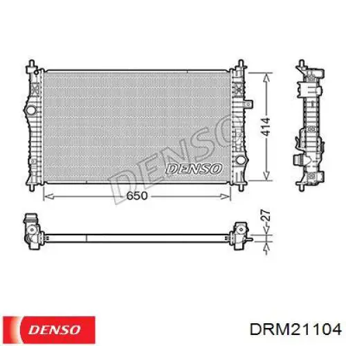 Радіатор охолодження двигуна DRM21104 Denso