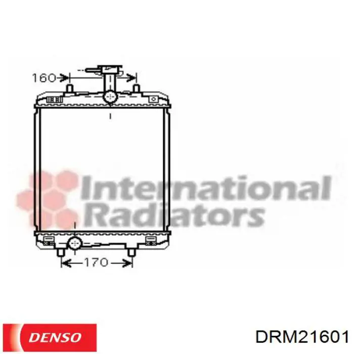 Радіатор основний Denso DRM21601 ціна, від 59.85 USD