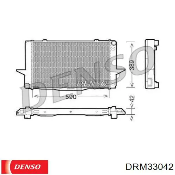 Радіатор 025035 Sampa Otomotiv‏