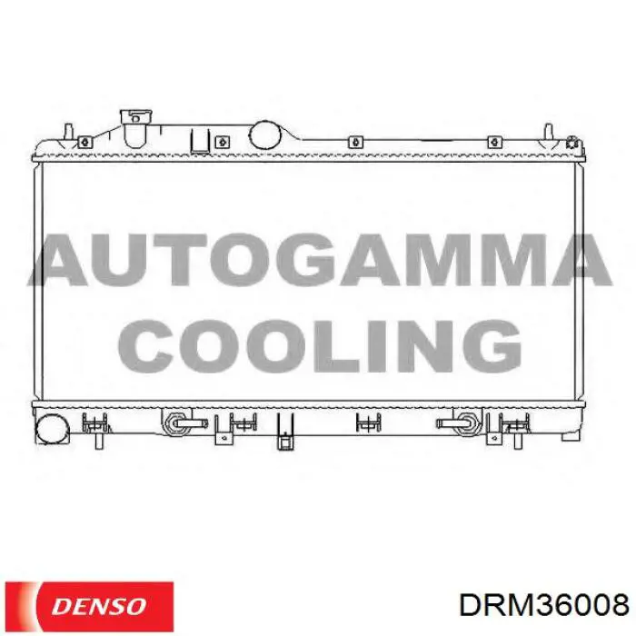 Радіатор охолодження Denso DRM36008