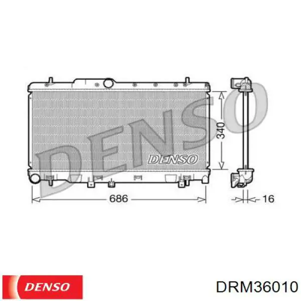 Радіатор основний Koyorad PL090866 ціна, від 50.79 USD