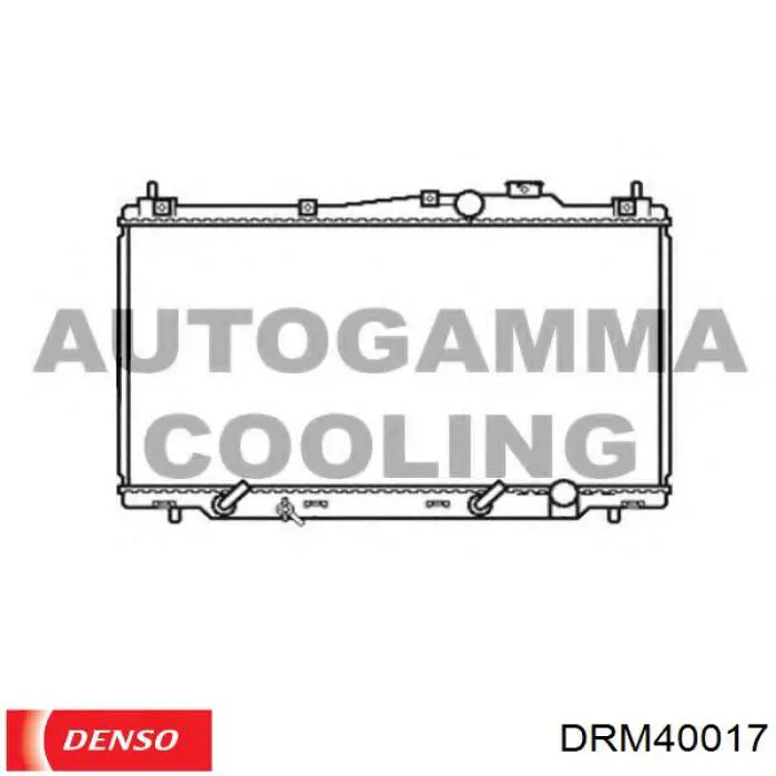 Радіатор основний Denso DRM40017 ціна, від 150.72 USD