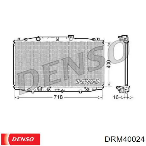 Радіатор основний Denso DRM40024 ціна, від 88.01 USD
