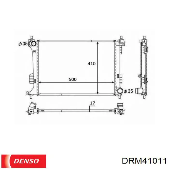 Радіатор 0190170032 Depo/Loro/Abakus