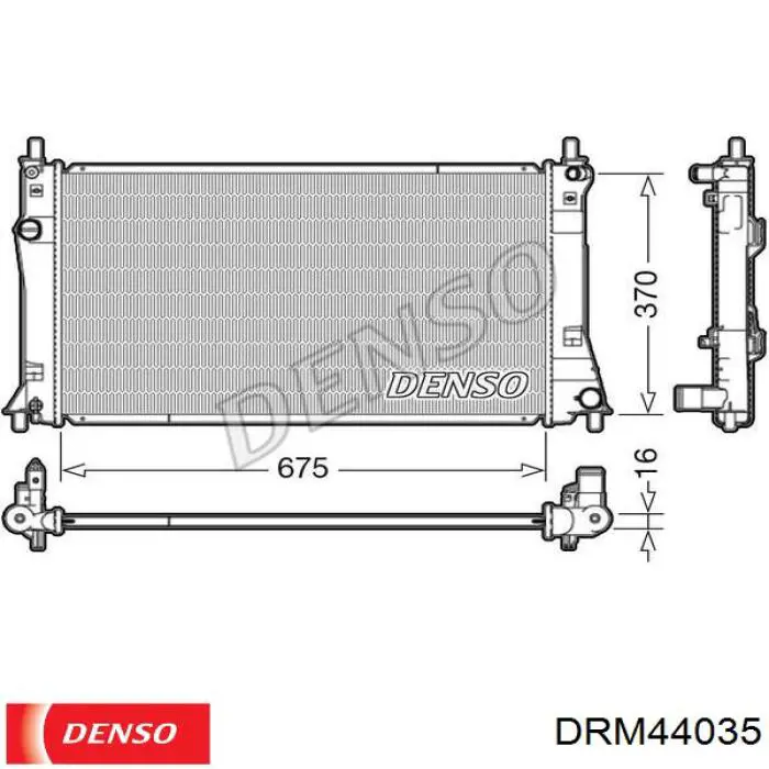 Радіатор охолодження JPN 60C9175JPN
