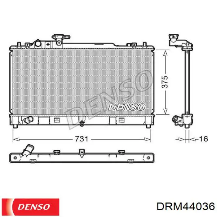 Купити LF4J15200B Mazda Радіатор двигуна