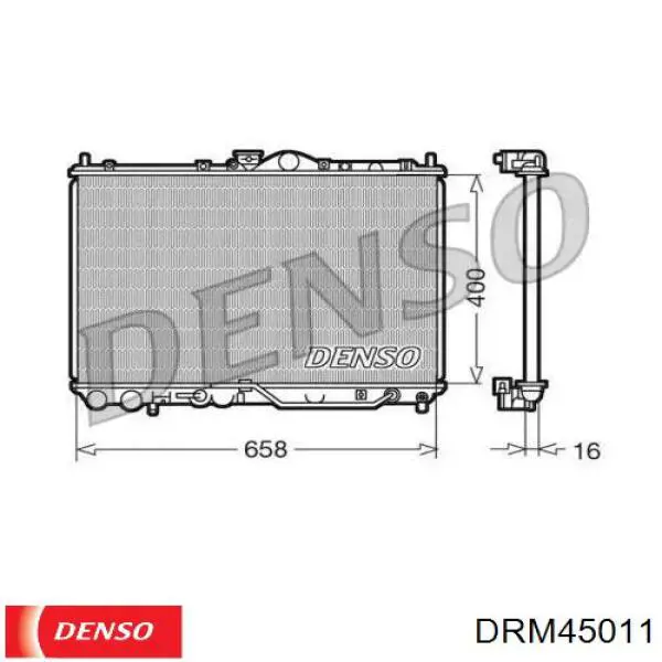 Радіатор DRM45011 Denso