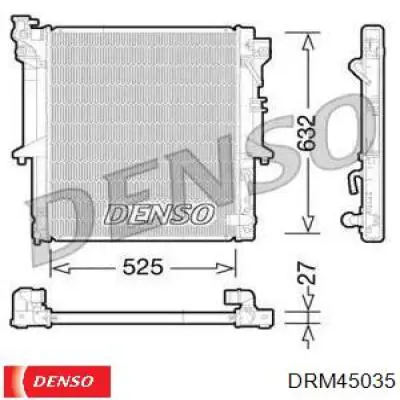 Купити DRM45035 Denso Радіатор двигуна