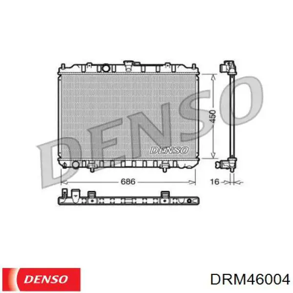Радіатор основний Denso DRM46004 ціна, від 102.05 USD