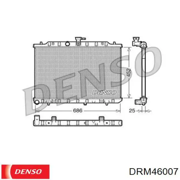 Радіатор DRM46007 Denso