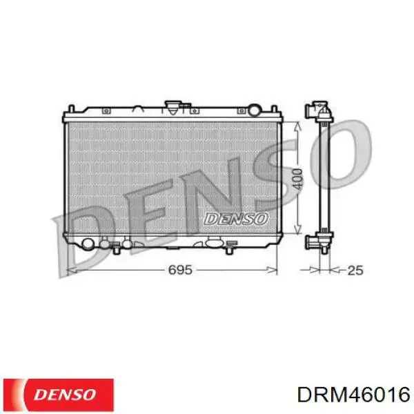 Радіатор основний Denso DRM46016 ціна, від 147.83 USD