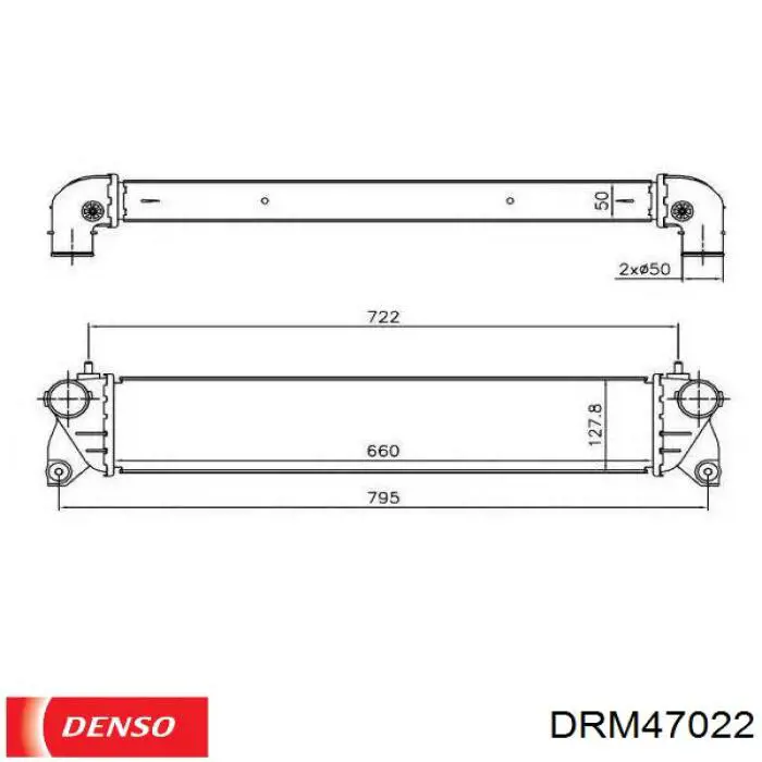 Радіатор основний Denso DRM47022 ціна, від 159.47 USD