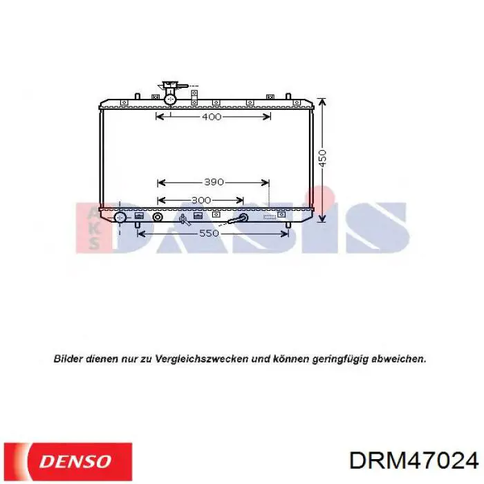 Радіатор основний Denso DRM47024 ціна, від 92.79 USD
