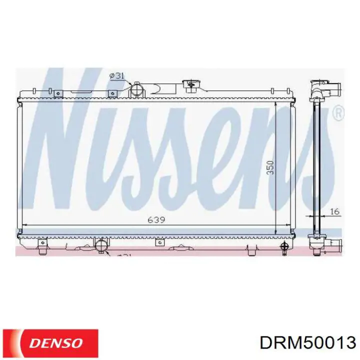 DRM50013 Denso радіатор охолодження двигуна
