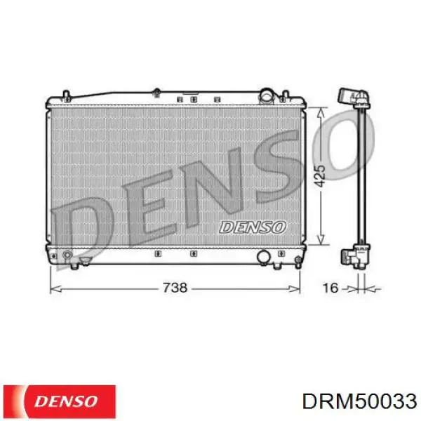 Радіатор основний Denso DRM50033 ціна, від 118.91 USD