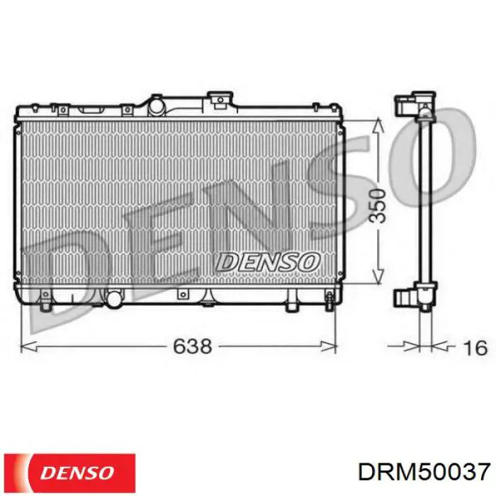 Радіатор основний Polcar 8190081 ціна, від 37.28 USD