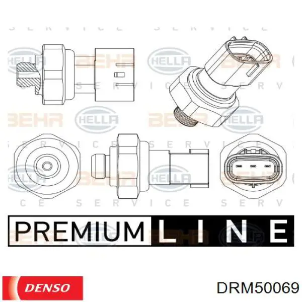 DRM50069 Denso Радіатор охолодження двигуна