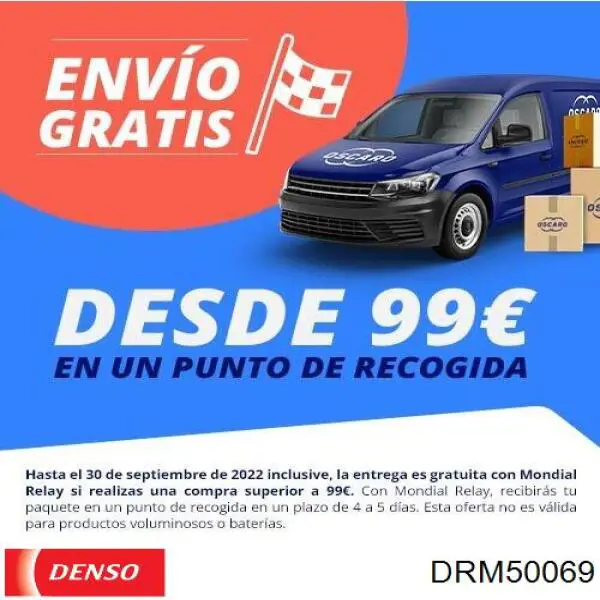 Радіатор основний Denso DRM50069 ціна, від 102.63 USD