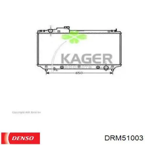 Купити DRM51003 Denso Радіатор двигуна
