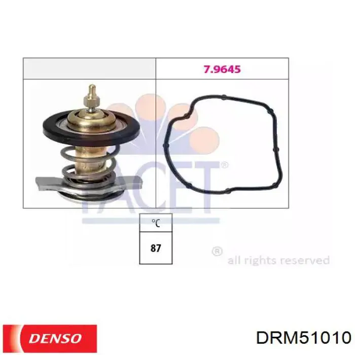 Купити DRM51010 Denso Радіатор двигуна