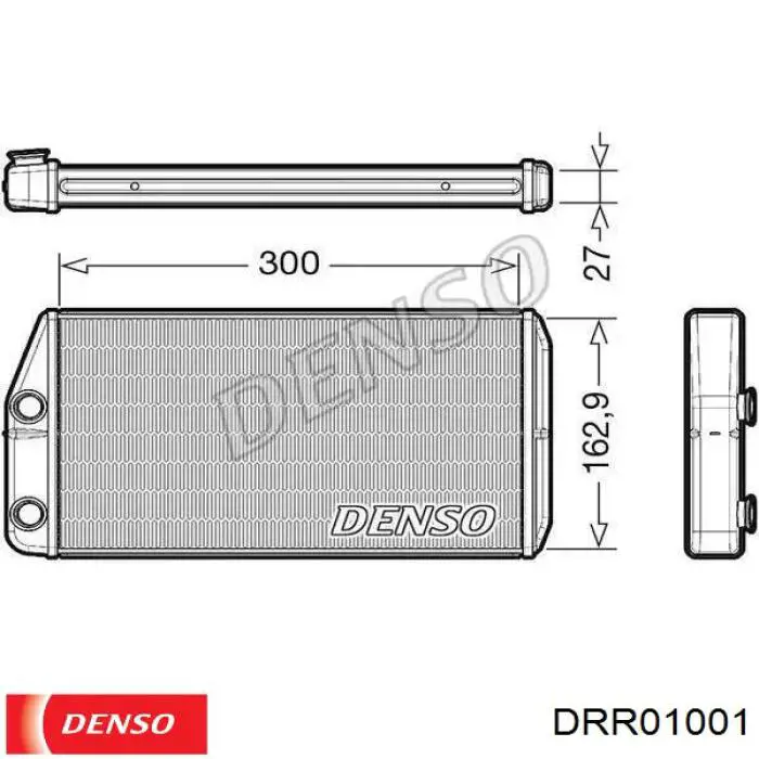 Радіатор обігрівача Denso DRR01001