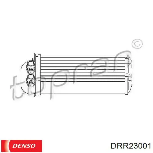 Радіатор обігрівача Denso DRR23001
