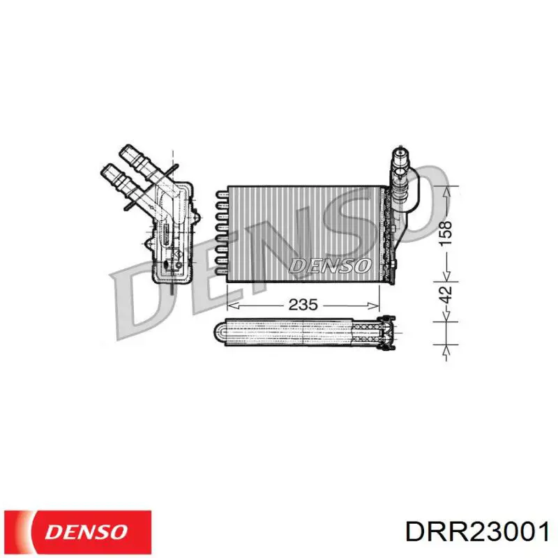 Купити DRR23001 Denso Теплообмінник